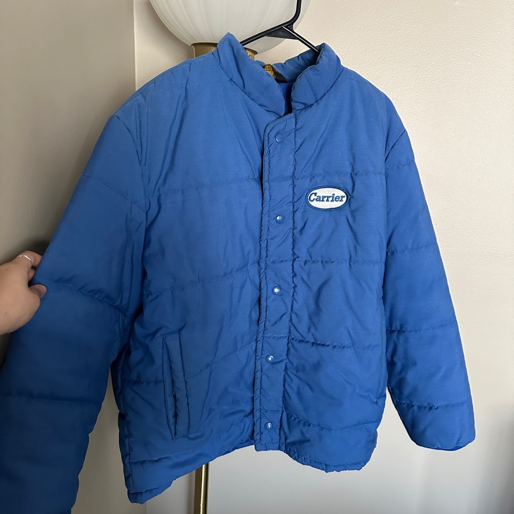 Blue Carrier Puffer Jacket